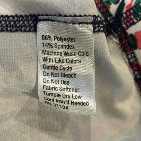 Crown & Ivy Paisley Print Quarter Zip Navy Pink Green Thumbholes Womens Large - Picture 8 of 9